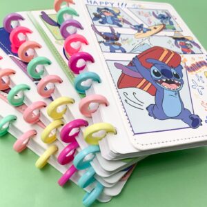 Caderno de Disco M 8 Discos - 15X21cm - STITCH - UND