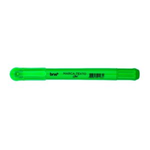 Marca Texto Fluorescente em Gel VERDE BRW - CX 12 UND