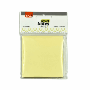 Bloco Smart Notes 76x76mm Amarelo Pastel - BRW - UND