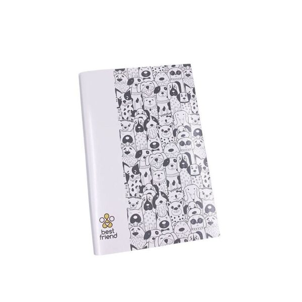 Caderno Grampeado Pautado 120X180mm Best Friend BRW - Pacote c/4 Und