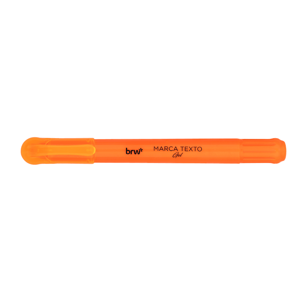 Marca Texto Fluorescente Gel 4 cores - BRW - BLISTER