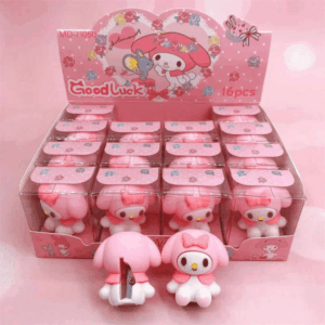 Apontador Emborrachado Fofo My melody - Cx 16 Und