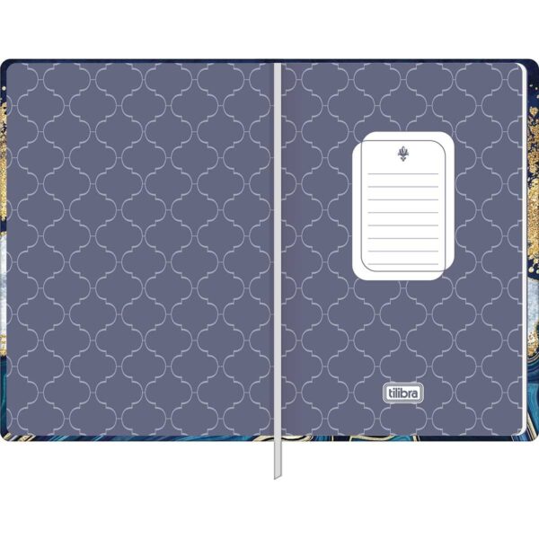 Caderno s/Pauta Capa Dura G Trend Mármore 14x20,8cm 80 Fls - TILIBRA - UND