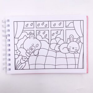 Livro de Colorir Comfy and Cozy Pink Capa Dura - CIRANDA - UND