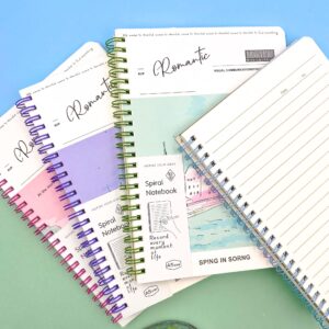 Caderno Espiral Capa Dura A5 Pautado Romantic 64 fls 20,5x14,3cm - IMPORTADO - UND