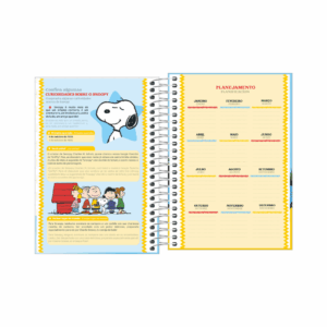 Agenda Espiral Diária 12,9 x 18,7 cm SNOOPY - TILIBRA - UND