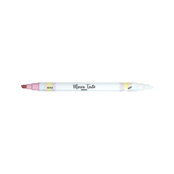 Marca Texto Apagável Pastel BRW - KIT 4 UND