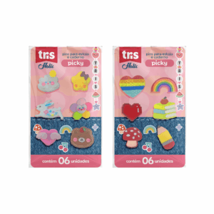 Pins Picky Holic Charm com 6 Pins - TRIS - BLISTER