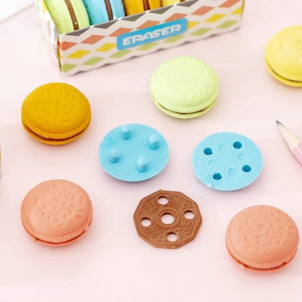 Borracha Macaron Lovelypen - Estojo c/5 Borrachas