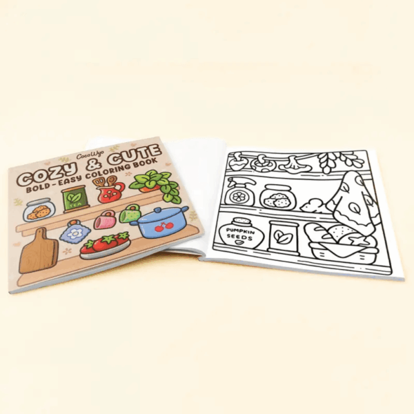Livro de Colorir Cozy e Cute Coco Wyo ORIGINAL