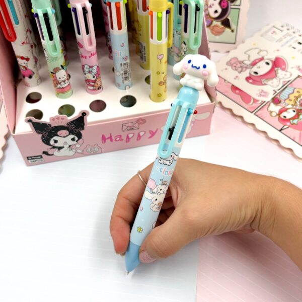 Caneta 6 Cores My Melody e Sua Turma
