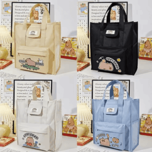 Bolsa de Ombro c/ Bolso Externo Capivara