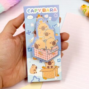 Caderninho Notas Adesivas c/ Velcro Capivara - 2 Und