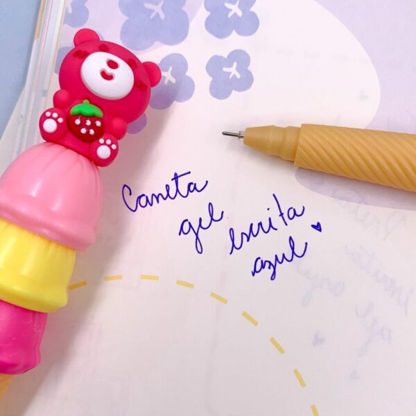 Caneta Ursinho Lotso Sorvetinho