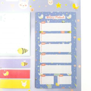 Kit Bloco de Notas Fofo Decorado 7 Blocos