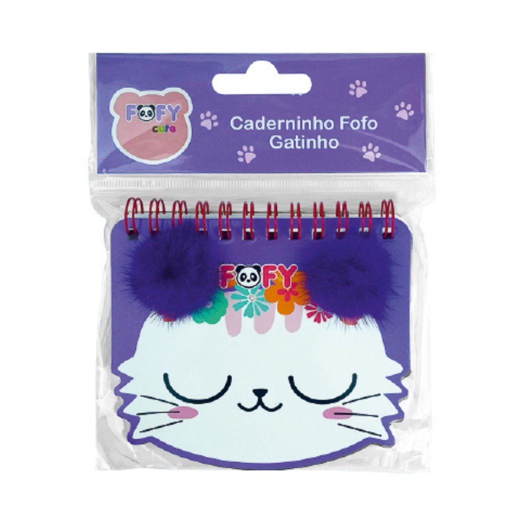 Caderninho Fofo Gatinho - FOFY - UND