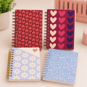 Caderno Aramado LOVE  A7 80 fls 8x11cm - TOKYO DESIGN - UND