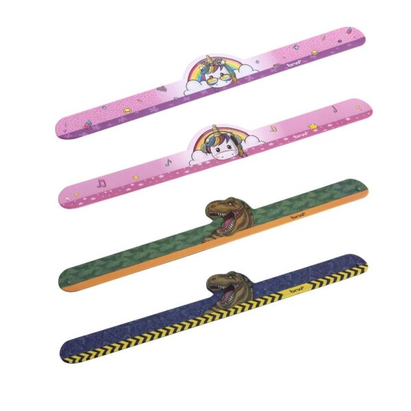 Régua 30cm Bracelete Raptos + Magic BRW - Display 12 Und