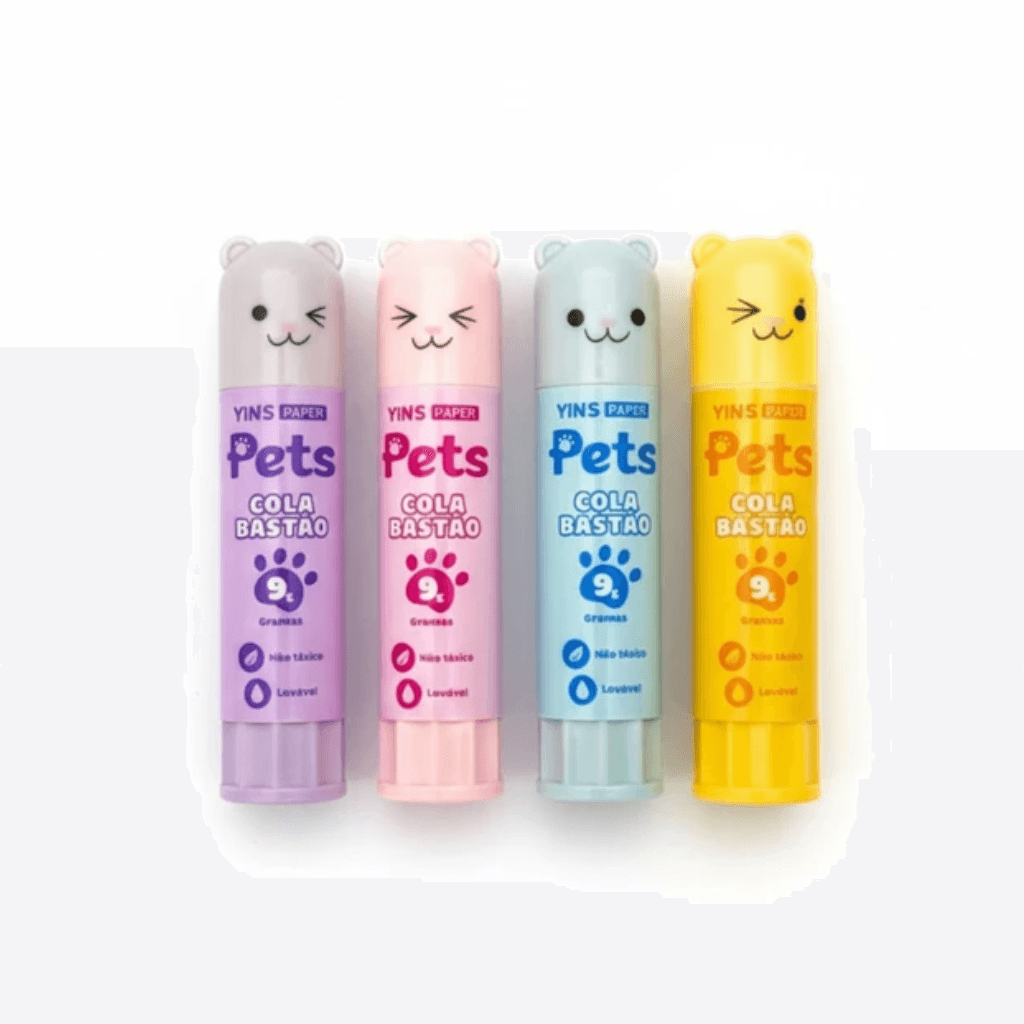Cola Bastão Pets Gatinho 9g - YINS PAPER - UND