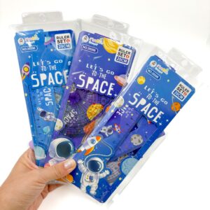Kit Réguas Geométricas Astronauta