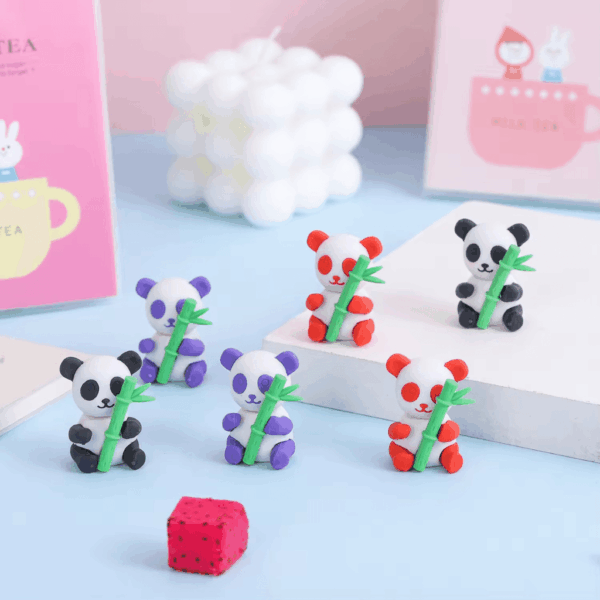 Borracha Fofa Pandinha - PACOTE 6 UND