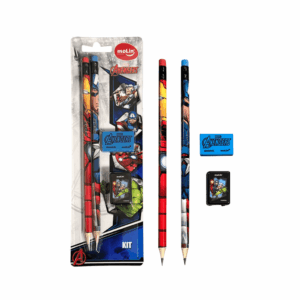Kit Escolar 4 Peças Avengers - MOLIN - BLISTER