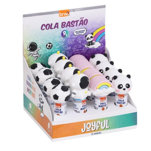 Cola Em Bastão C/ Ponteira Joyful BRW - Cx 12 UND