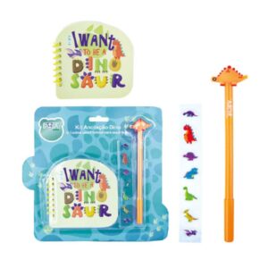 KIT Anotação DINO 3 Peças - FOFY - BLISTER