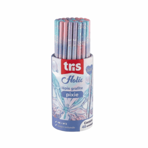 Lápis Grafite Hb Holic Pixie - TRIS - POTE 48 UND