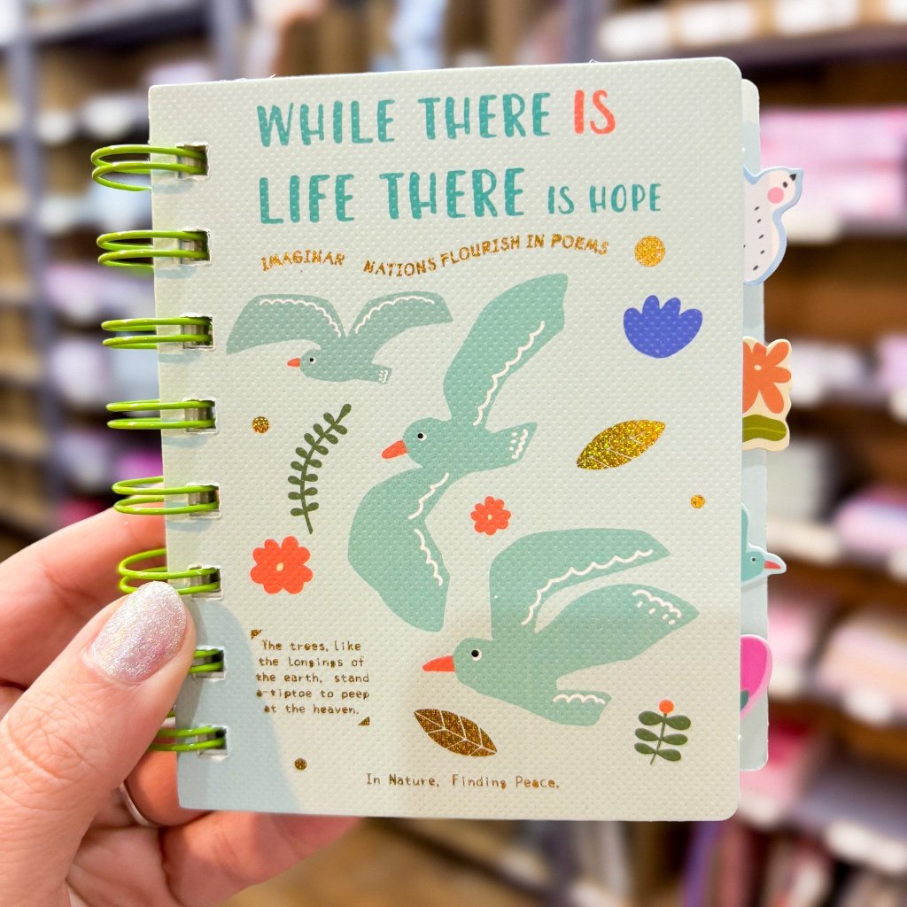 Caderno A7 Spring Designer c/ Divisórias 80 fls 9,7x11,2cm - IMPORTADO - UND
