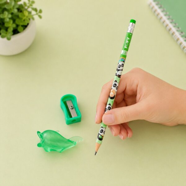 Kit Escolar Panda 12 Peças - FOFY - BLISTER