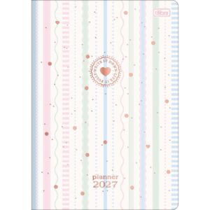 Planner Agenda 2027 Grampeado 17,8 x 25,4 cm SOHO - TILIBRA - UND