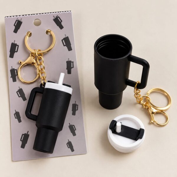 Chaveiro Tendência Charm Copo Porta Batom - IMPORTADO - UND