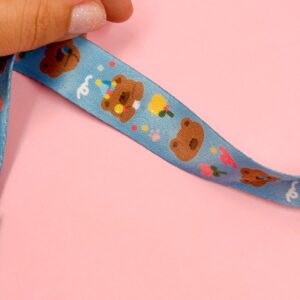 Cordão Estampado Ursinhos Fofos - 3 Und