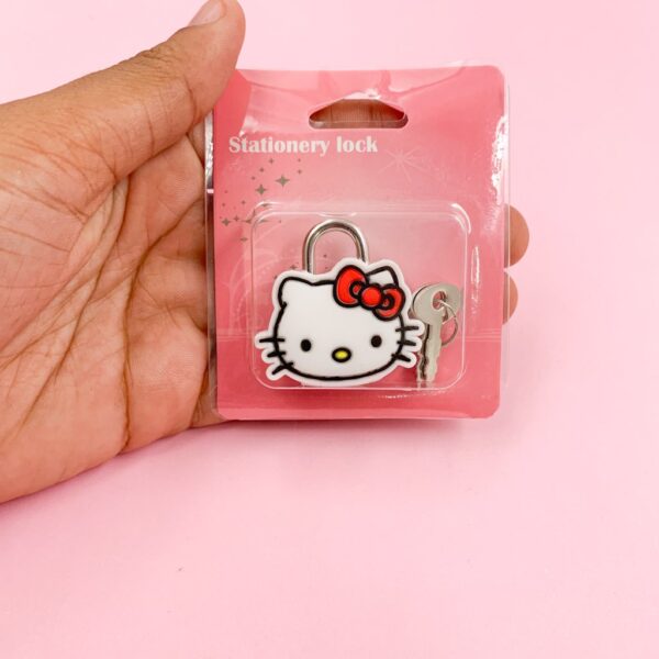 Cadeado Fofo Emborrachado Hello Kitty - UND