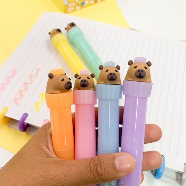 Marca Texto Chanfrado Capivara Relax - CAIXA 36 UND