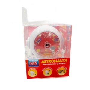 Apontador Manual de Mesa Astronauta Vermelho KAZ - UND