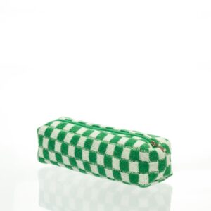 Necessaire Estojo Palito Tricô VERDE 19x5x5cm - FLORIE - UND