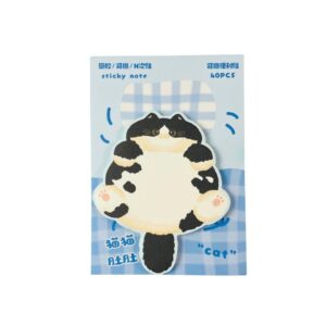Bloco de Notas Adesivo Gato Fluffly 9x12,8cm - UNISO - UND