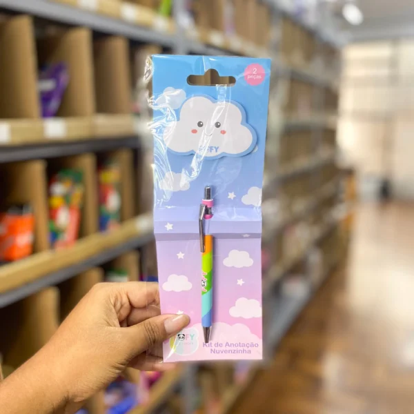KIT de Anotações Nuvenzinha 2 Peças - FOFY - UND