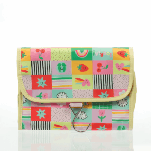 Necessaire c/ Gancho Bege DIVERTIDA 18x25x3cm - FLORIE - UND