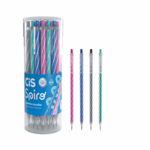 Lapiseira 0.7mm Cis Spiro Cores Sortidas - CIS - 6 UND
