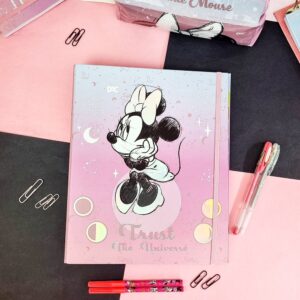 Fichário Universitário Disney Minnie com elástico DAC