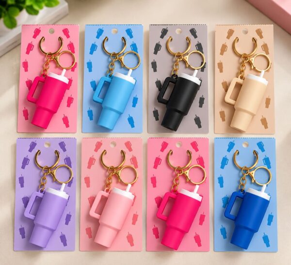 Chaveiro Tendência Charm Copo Porta Batom - IMPORTADO - UND