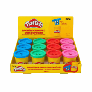 Apontador Duplo c/ Depósito PLAY-DOH - BRW - UND