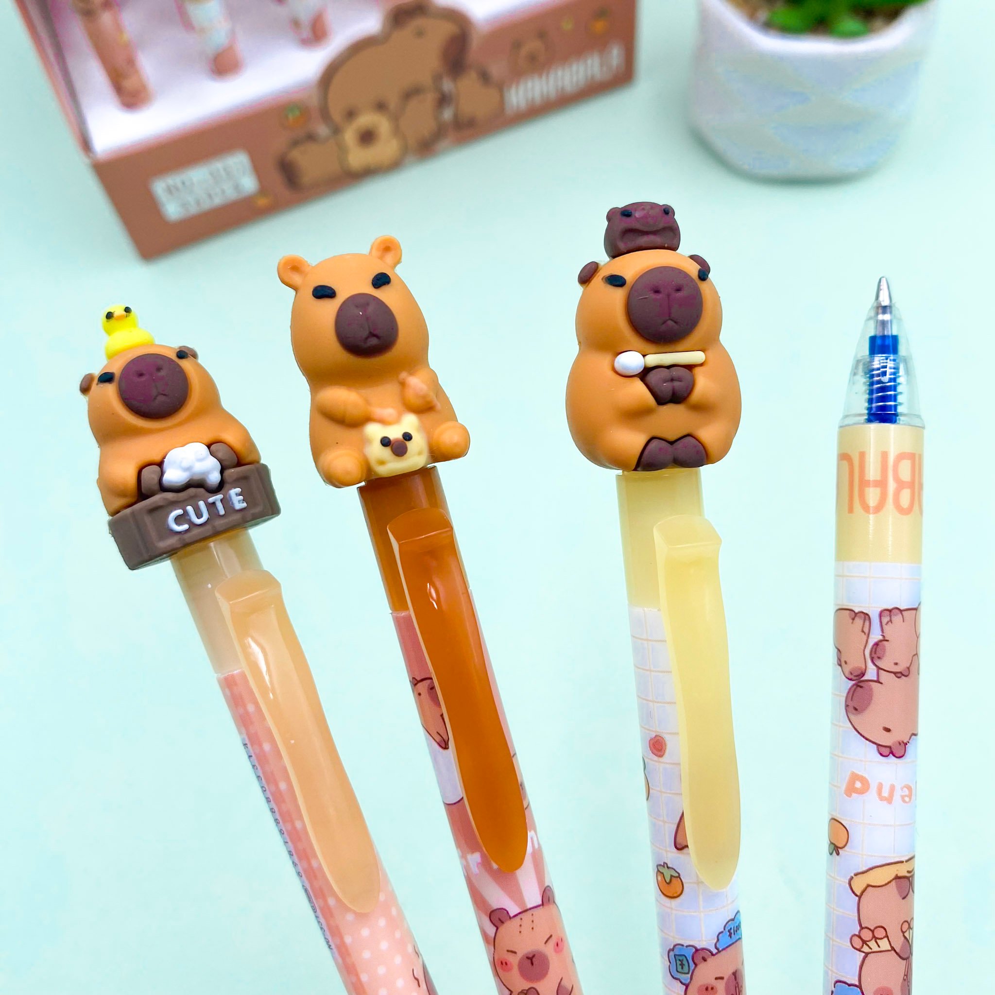 Caneta Esferográfica Clic 0.5mm CAPIVARA Cute - IMPORTADO - CX 36 UND