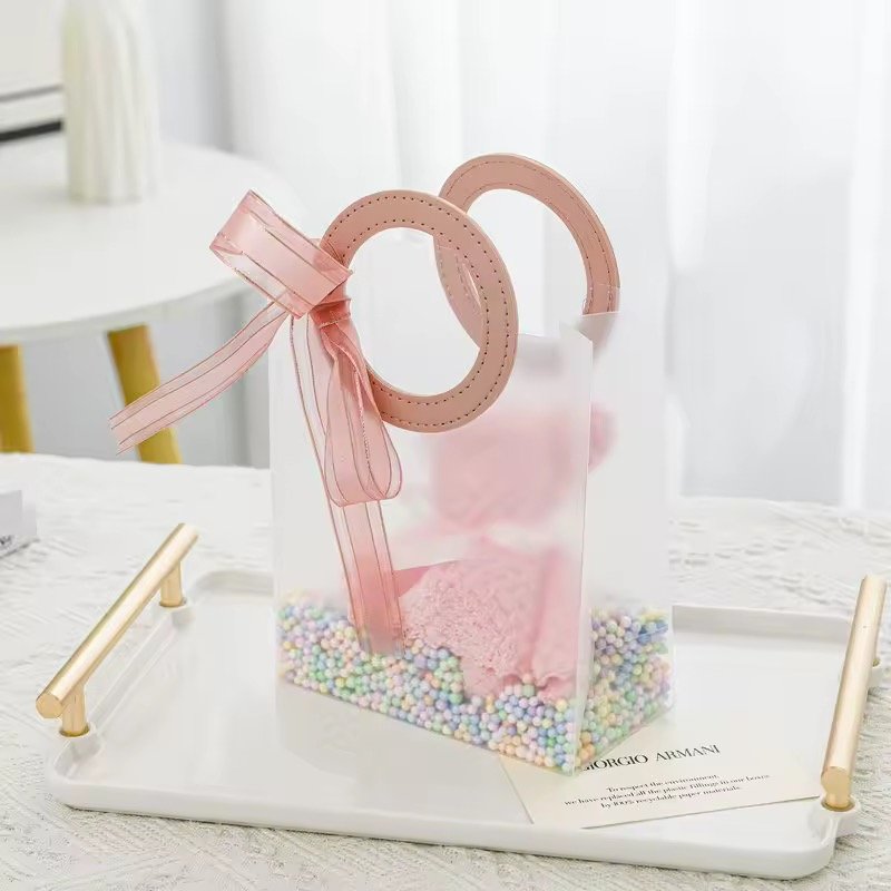 Embalagem Bolsa Transparente c/ Alça Argola 18,5 x 16x8cm - IMPORTADO - UND
