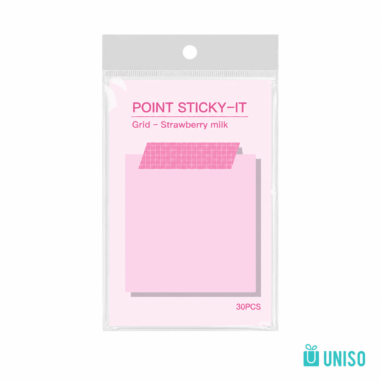 Bloco de Notas Pastel 90x128mm 30fls - UNISO - UND