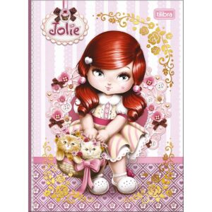 Caderno Colegial Costurado LUXO 80 fls JOLIE - TILIBRA - UND