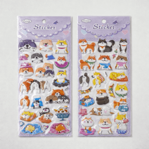 Cartela de Adesivos Cachorro Shiba - IMPORTADO - UND